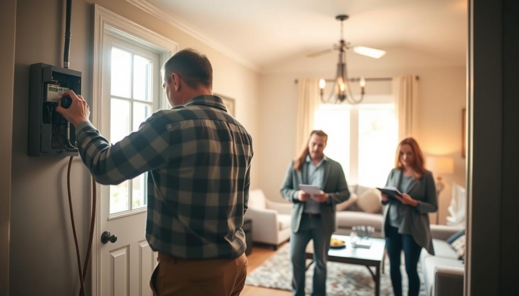 Home Inspection During Pending Real Estate Transaction